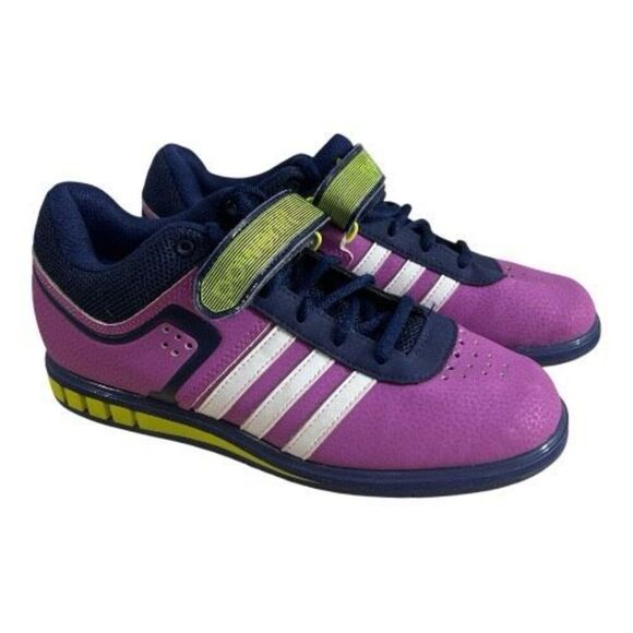 Adidas Powerlift 2.0 Women Shoes Trainers Size 7.5 Purple Pink B39860 Training - Picture 1 of 12